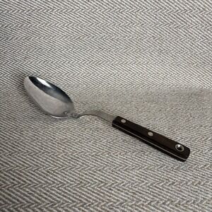 Ekco Arrowhead Solid Serving Basting Spoon Stainless Wood Handle